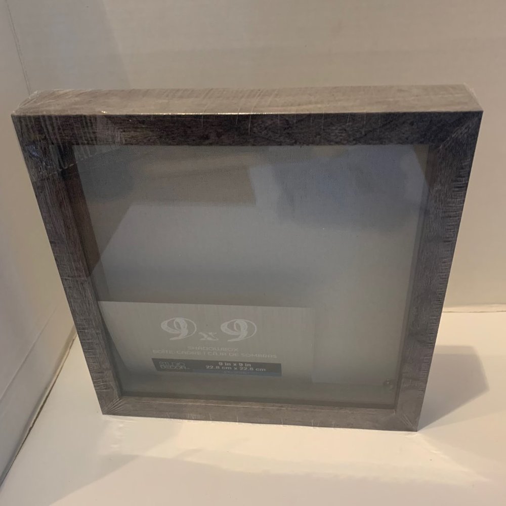 New Studio Decor Shadow Boxes 9 x 9 inches